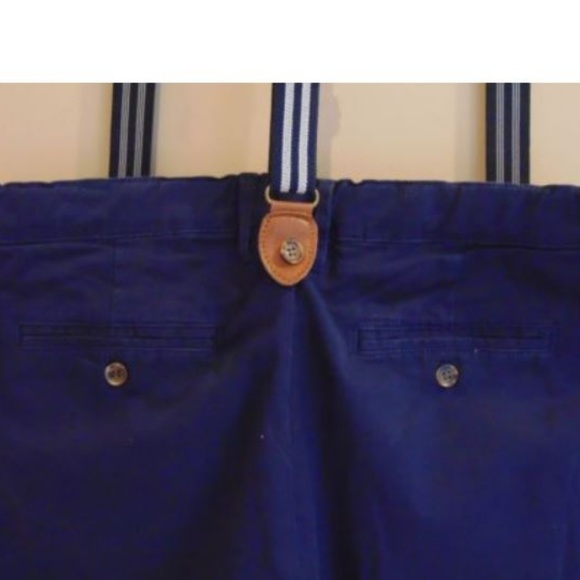 Bardot Junior Chinos Navy Pants Suspenders Boys 18 - Picture 5 of 8